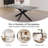 Triton Modern Kitchen Dining Table, Rectangular Extendable Table-354586814-354586815