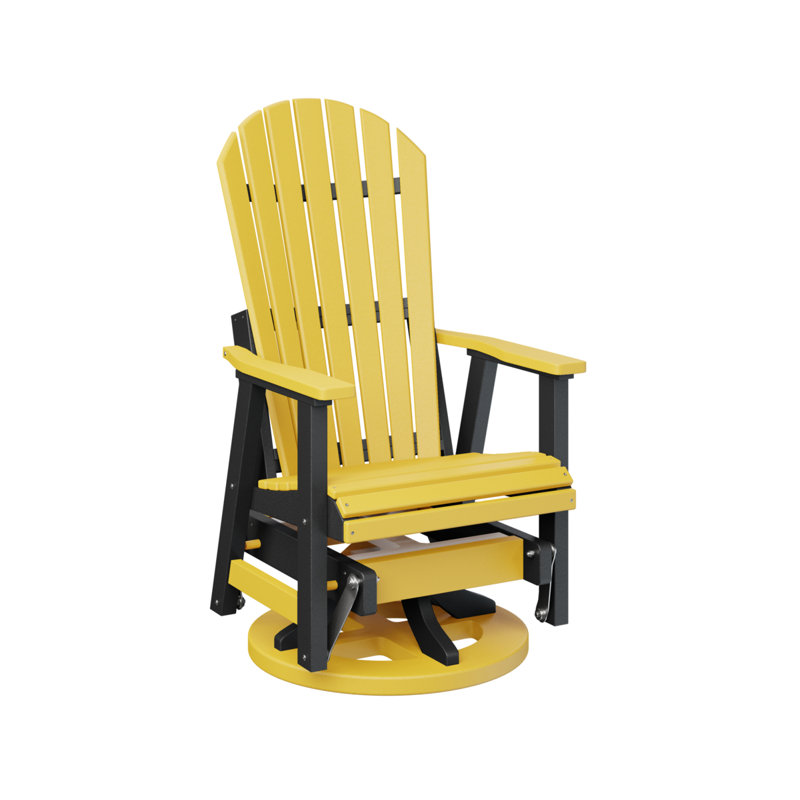 Fauteuil coulissant berçant berlinois berlinois, Sunburst Yellow Top/Black Base