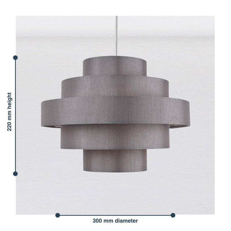 22 cm H Novelty Silk Pendant Shade