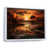 White Floater Framed