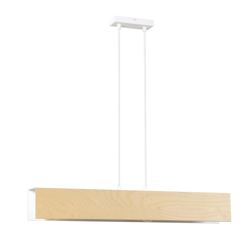 Ludivine 3 - Light Kitchen Island Pendant, White/Gold