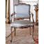 Upholstered Arm Chair in White