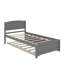 Lit plateforme simple avec lit gigogne-501848698