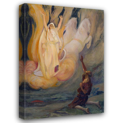 "Elijah Ascends in a Chariot of Fire" by  James Tissot - Gallery Wrap Canvas Wall Art
