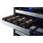 Summit Appliance Four Zone 23.63'' 46 Bottle Wine & Beverage Refrigerator