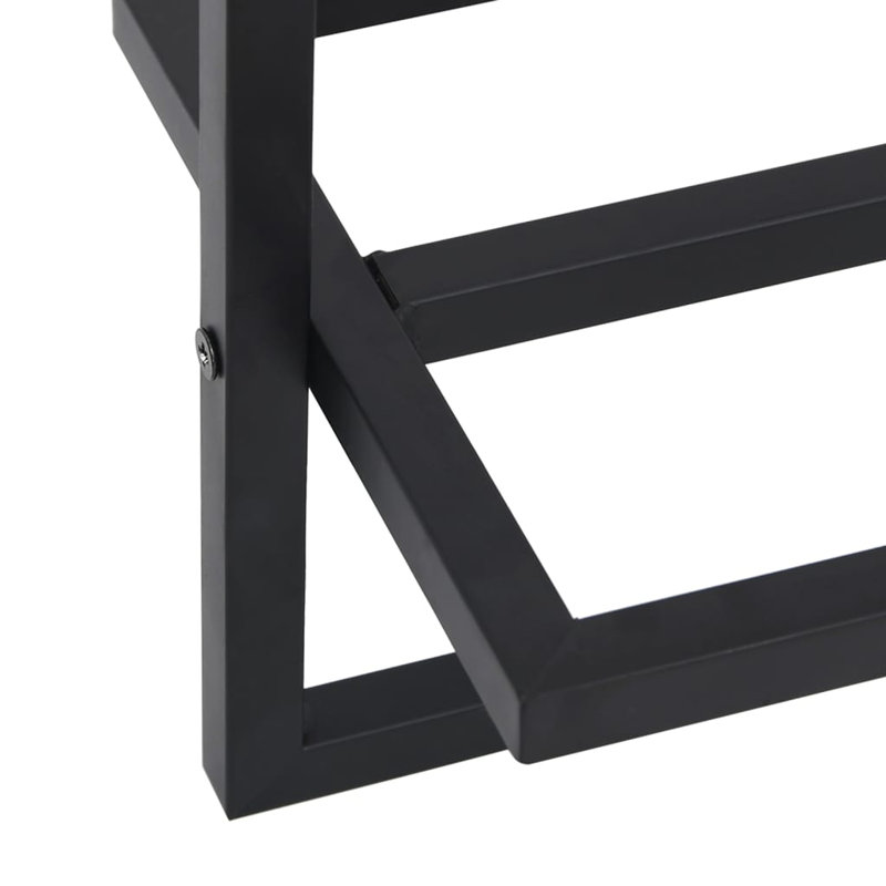 Brandarius Wall Towel Rack, Black