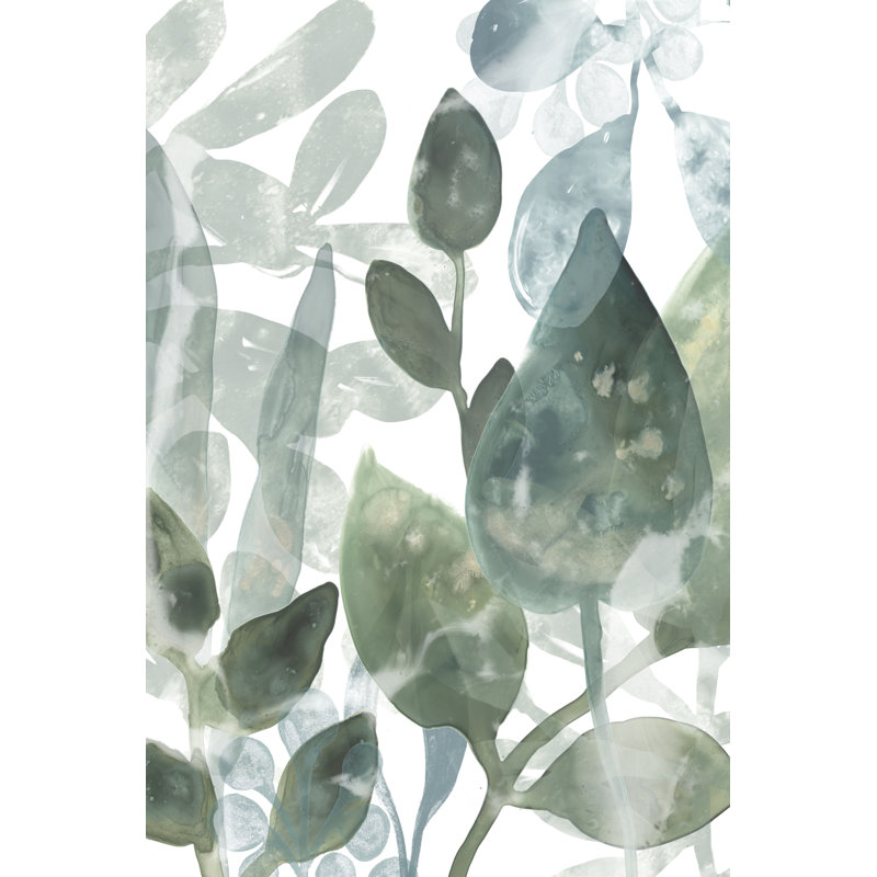 Feuilles aquatiques I, H 18 po x l 12 po x P 1,25 po
