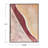 Abstract Print with Black Metal Frame