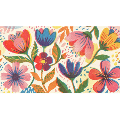 Floral Wallpaper Vintage Bohemian Wall Mural