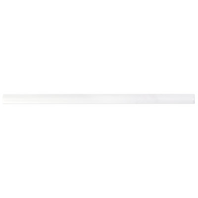 Carreau de céramique bullnose blanc 0,6 po x 12 po