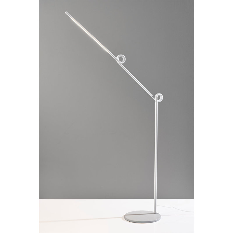 Lampe DEL sur pied Knot, Blanc