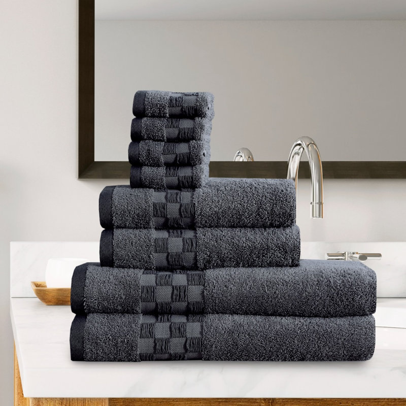 100% Cotton Mulit-Size Set, Charcoal