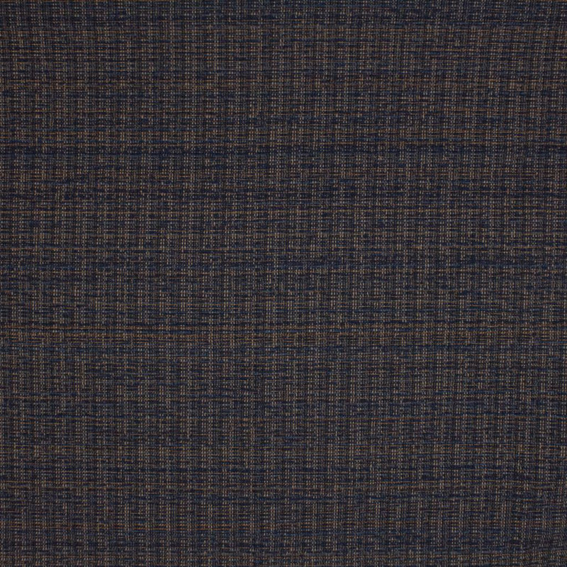 Mélange de coton Brompton Tweed noyer, Tweed bleu