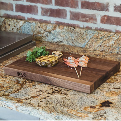 John Boos Wood Edge Grain Reversible Cutting Board