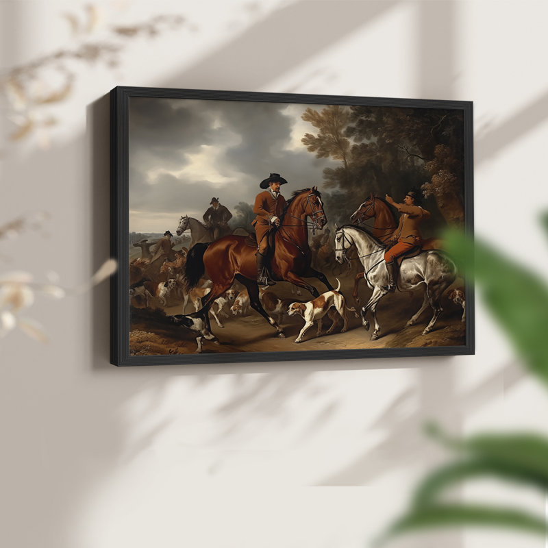 Faune - Lxxxiv - Reproduction encadrée - Restickable, H 8 po x l 10 po, Noir, noir, noir, noir