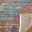 Tapis oriental rouille / bleu en coton tissé à plat à la main Joppatowne-1433063471