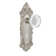 Victorian Plate with Decorative Keyhole and Crystal Meadows Knob