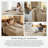 Southshore Fine Linens Vilano Duvet Cover Set, Oversized 110 GSM Microfiber Bedding with Hidden Zipper Closure and 4 Corner Ties, 2 Pillow Shams, Full/Queen, Taupe-850210337-850210346
