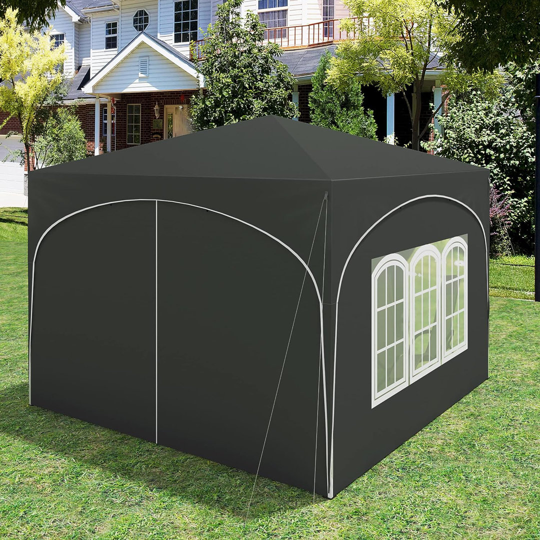 300 cm x 300 cm Pop-Up Pavillon Choncey aus Metall