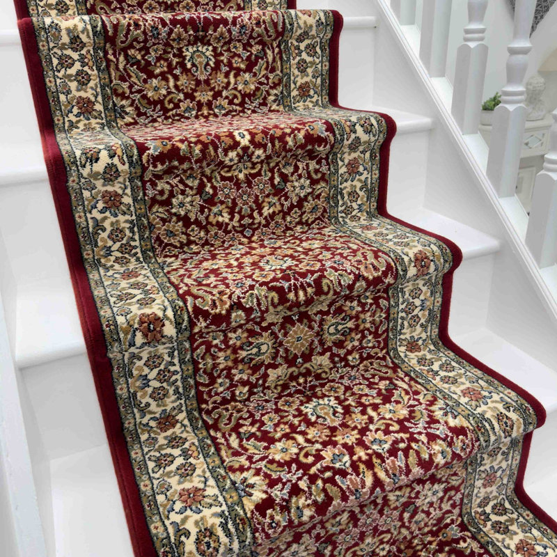 Stair Runner Floral Area Rug, Stair Runner 66 x 450 cm