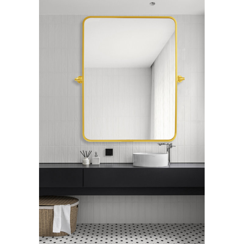Miroir mural Bellatrix, Doré
