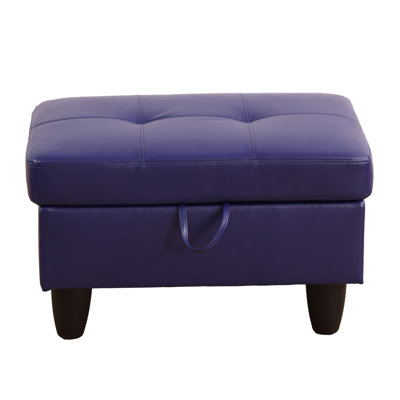 Kentvale Faux Leather Ottoman