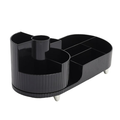 Nakayah Plastic 9 Compartment Makeup Organizer