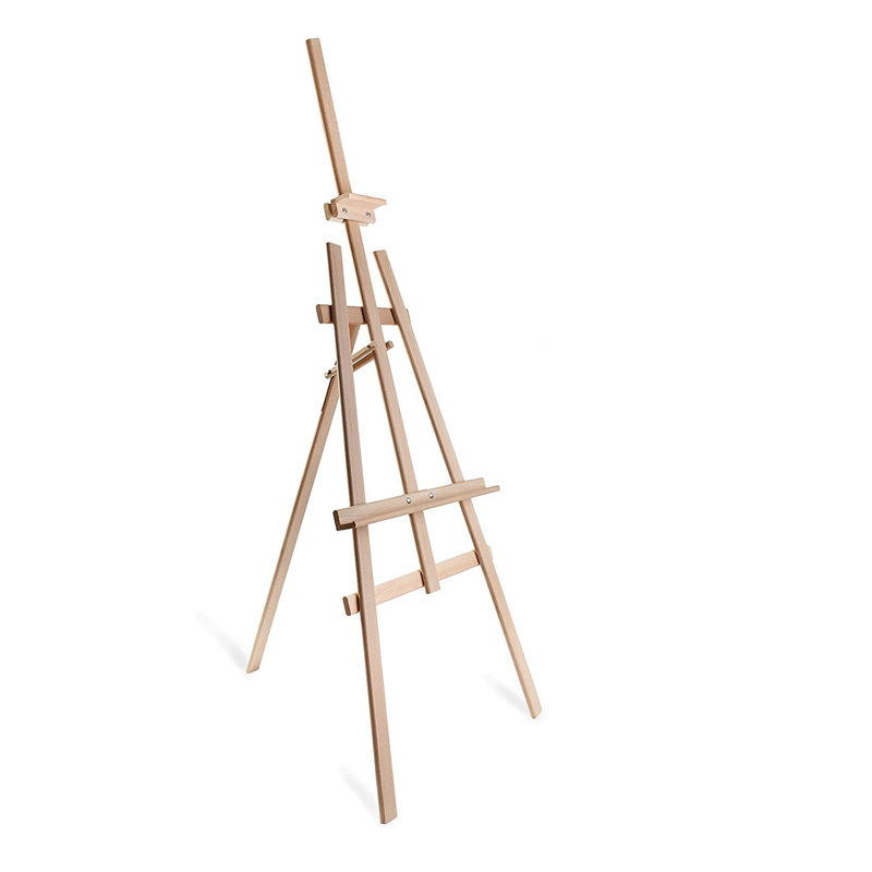 Gargi Ebern Designs Folding Wood Tripod Easel, Oak, 180'Hx51'Wx45'D