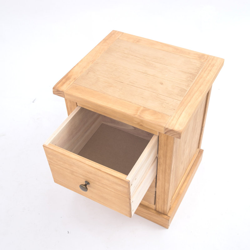 45cm W Plywood / Laminate Board Bedside Table
