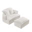 Fauteuil convertible avec repose-pieds hautement adaptable, parfait pour les espaces compacts et offrant un confort personnalisable-1011142330