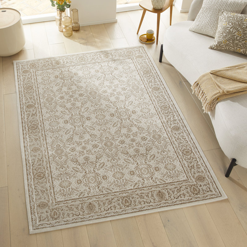 Classic Grey Khaki Area Rug, Rectangle 240 x 300 cm