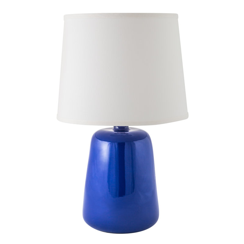 Lampe de table 21 po Wilkin, Bleu primaire brillant