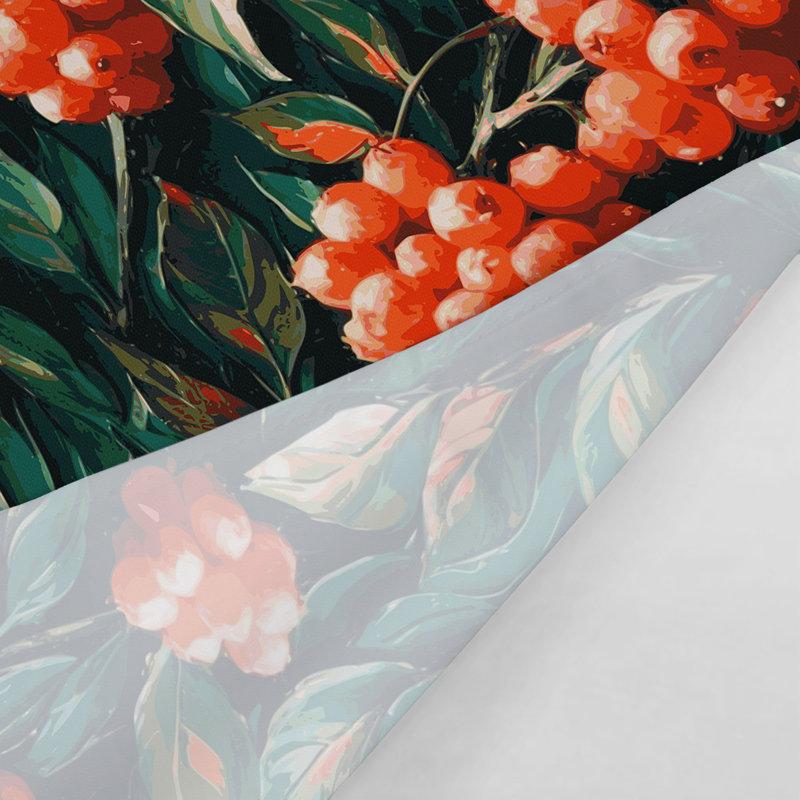 Tapisserie murale «Fruit Buffalo Berry», 51 po x 60 po