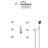 Kiev Chrome Thermostatic Shower System Set Luxury Digital Control