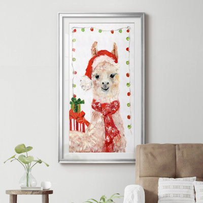 Holiday Llama I - cadre photo