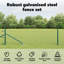 Hexagon Fence Green Steel-346264890