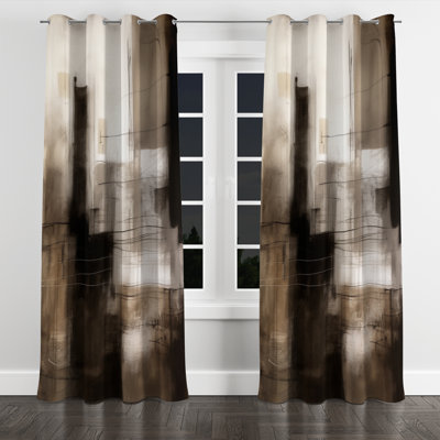 Orli - Modern Grommet Curtain - Velvet Room Darkening - 1 panel