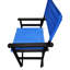 Chaise pliante en bois avec coussin d'assise en toile noire - Paquet de 2. Pratique. Dimensions : 51 cm x 58 cm x 91 cm. Poids : 6,5 kg (2 chaises). Durable. Facile à transporter.