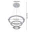 3 - Light Natural LED Dome Pendant