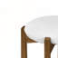 Ensemble de 2 tabourets de bar rembourrés en bois avec revêtement ivoire-1990209769-1990209770