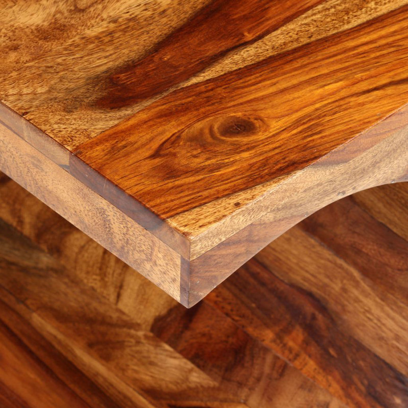 Minturn Solid Wood Abstract Coffee Table