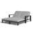 Hoyt Outdoor Metal Double Chaise Lounge-391299421-368735747