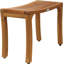 Asia Curve 24" W Teak Shower Bench