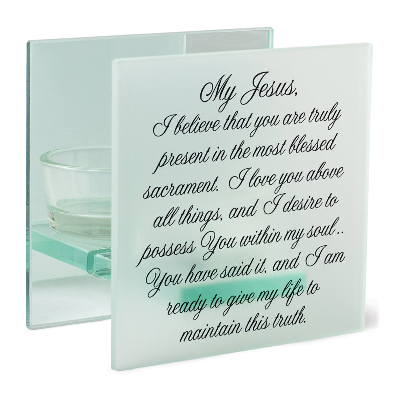 Photophore en verre de 4 po avec bougie inclus