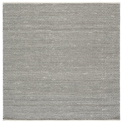 Cacilia Flat Weave Wool/Cotton Rug in Gray