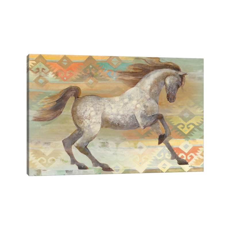 Grand Entrance Southwest Boho by Albena Hristova - Painting on Canvas, 66.04cm H x 101.6cm W x 1.91cm D, Wrapped Canvas
