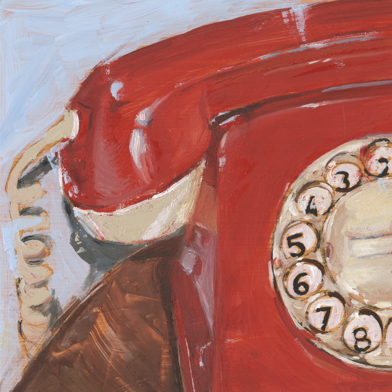 «The 70's Called ... I» par Ethan Harper - impression sur toile tendue, H 12 po x l 12 po