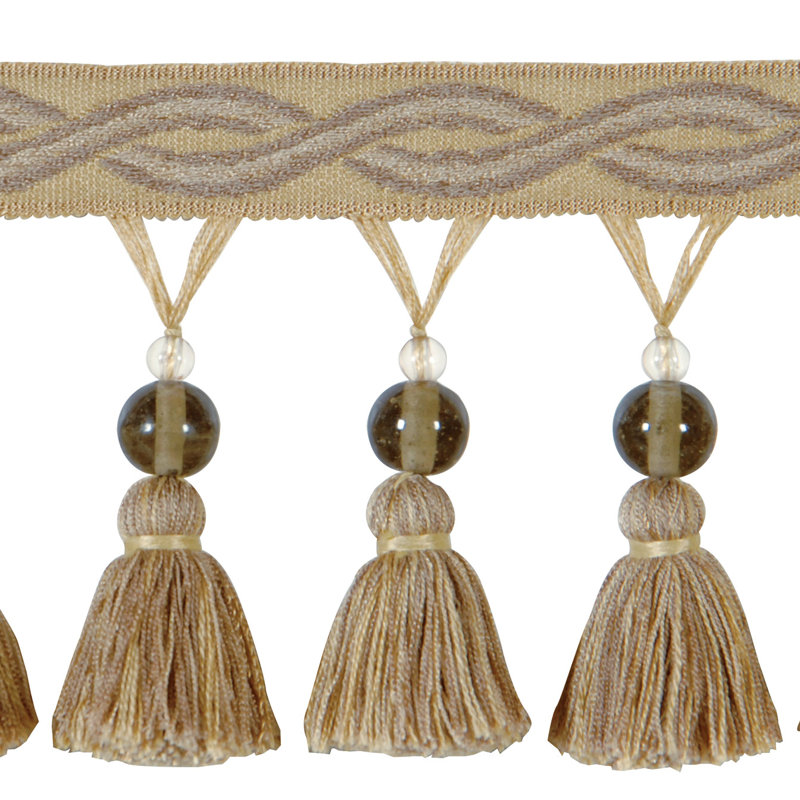 Gallagher Beaded Tassel Trim Fabric
