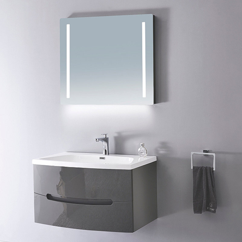 Miroir à del de salle de bain meuble-lavabo moderne 32" , brera, H 31 po x l 36 po x P 4 po