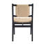 Ensemble de chaises de salle à manger en bois d'hévéa massif Kelston-131945311-131945314
